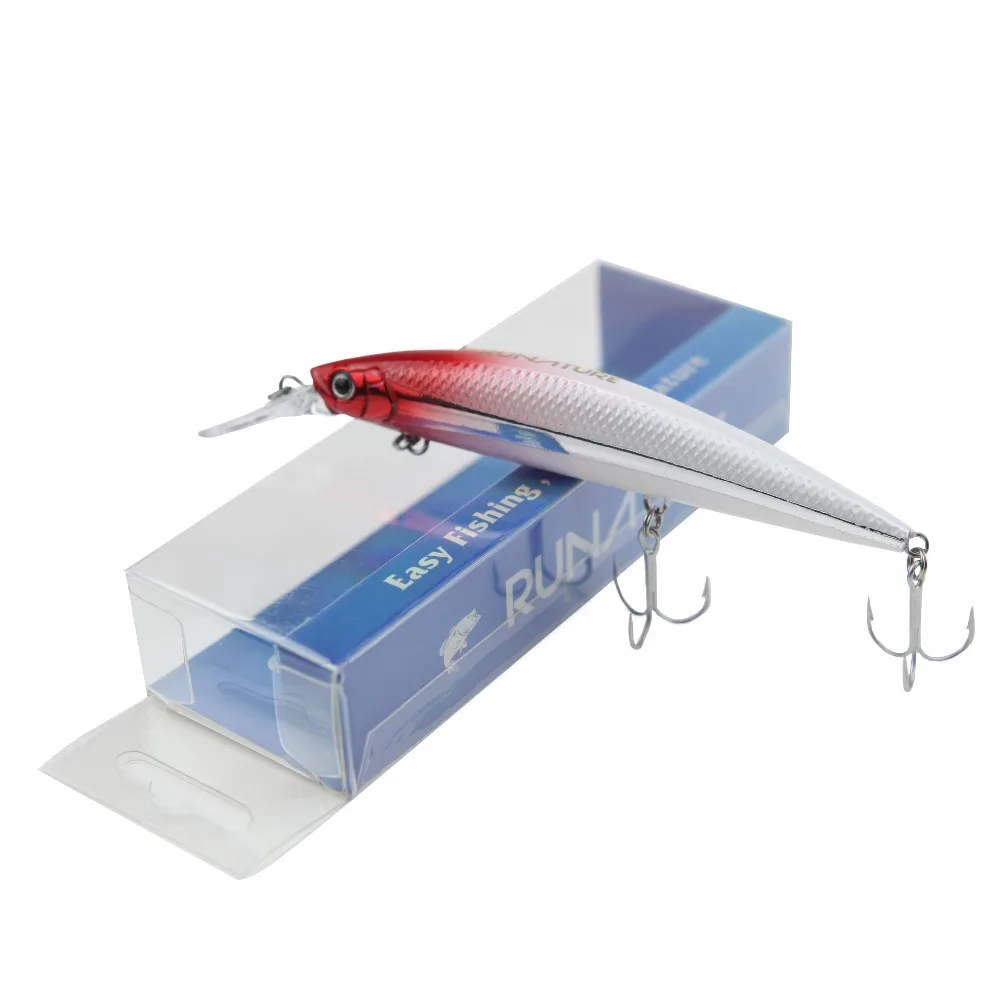Runature Flash Minnow оседающая на дно приманка 110 мм 37 г искусственные приманки острые