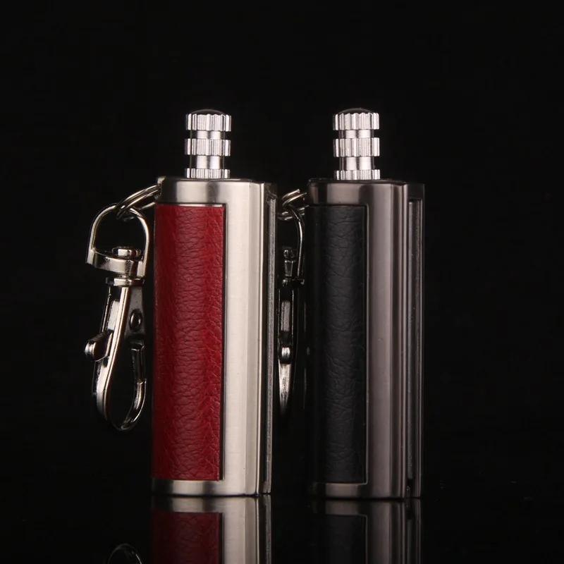 Portable Waterproof Million Times Creative Mini Cigarette Cigar Fire Keychain Lighters Fuel Match Camp Hike Gas Lighter NO GAS | Дом и сад