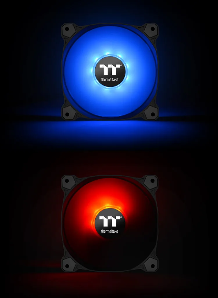 Thermaltake Pure Plus 12 светодиодный RGB вентилятор шасси(12 см/16,8 миллионов цветов/цифровой блок управления/Голосовое управление