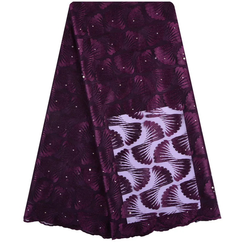 

Африканская сетчатая кружевная ткань с камнями для свадебного платья, Новое поступление, французское Тюлевое кружево со стразами, платье ...