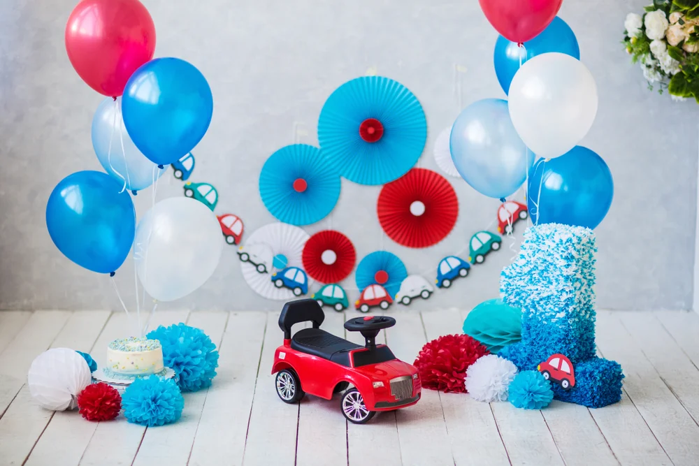 Фон для фотосъемки с изображением персонажей из мультфильма LIFE MAGIC BOX Baby Shower Backdrops