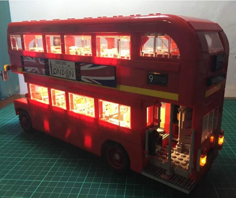 Светодиодный светильник набор для technic 10258 Лондонский автобус кирпичей подходит