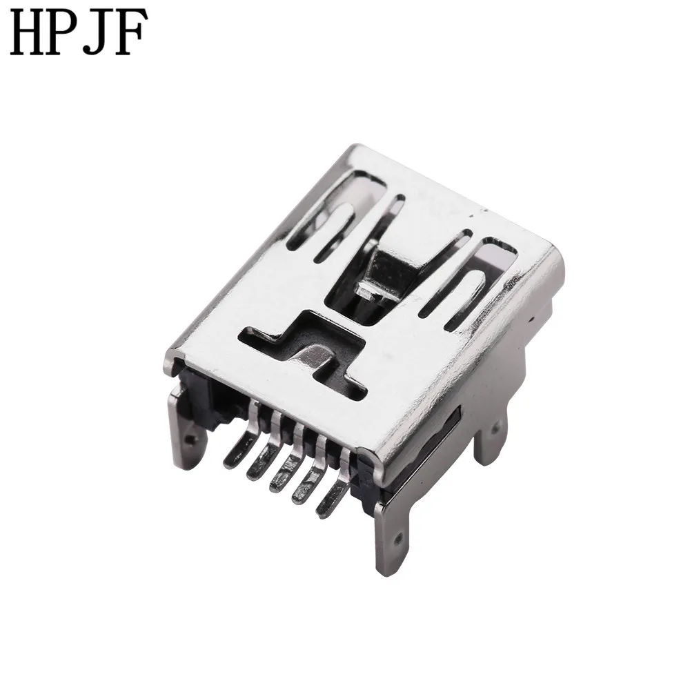 10 шт./лот Mini USB Type B Female 5 Pin SMT SMD PCB Socket Connector Four Feet Direct | Обустройство дома