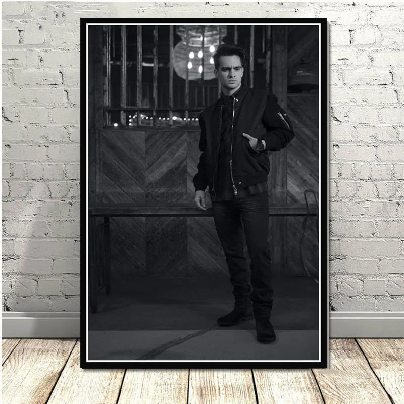 New Brendon Urie Panic at the Disco Pop Star Art Poster Canvas Painting Wall Picture Home Decor Posters and Prints - Цвет: 0012