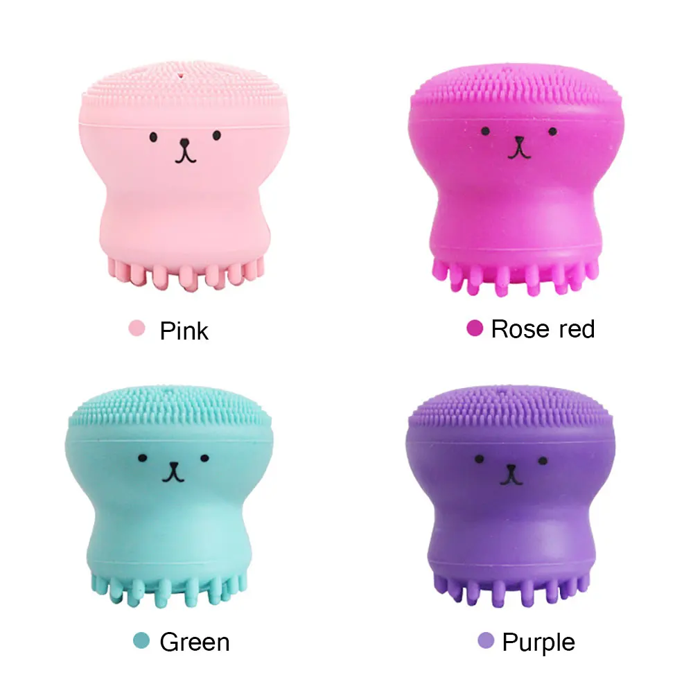 Щетка губка для чистки лица 4 цвета|Электрическая щетки ванны| |