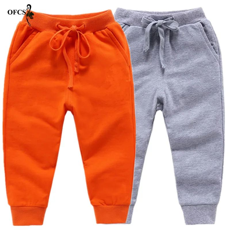 

Retail New Warm Velvet Pants Solid Boys Girls Casual Sport Pants Jogging Enfant Garcon Kids Children Trousers For Size 2-10 Yeas