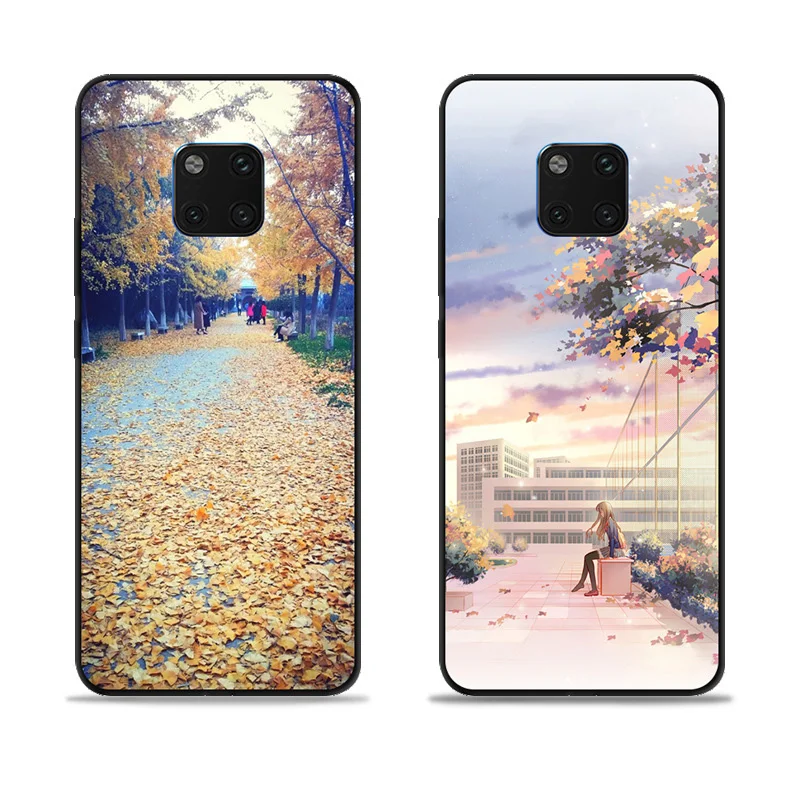 Чехол для Huawei Mate 20 Pro L29 L09 мягкий силиконовый чехол накладка с рисунком 20Pro