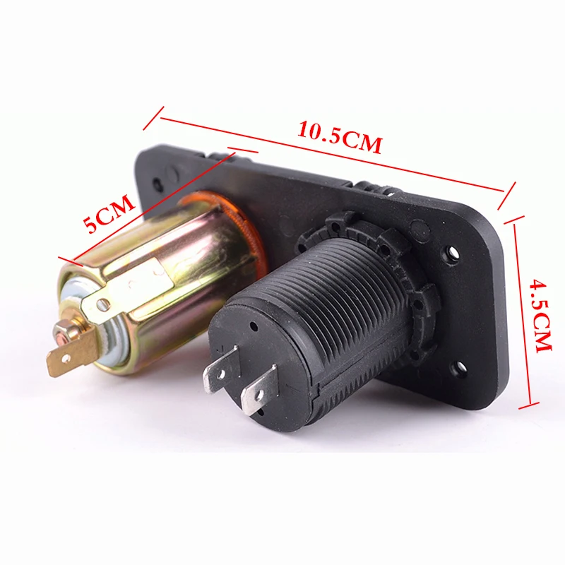 IZTOSS 12 V автомобильный прикуриватель от зажигания + двойной USB 5 3.1A мотоцикл