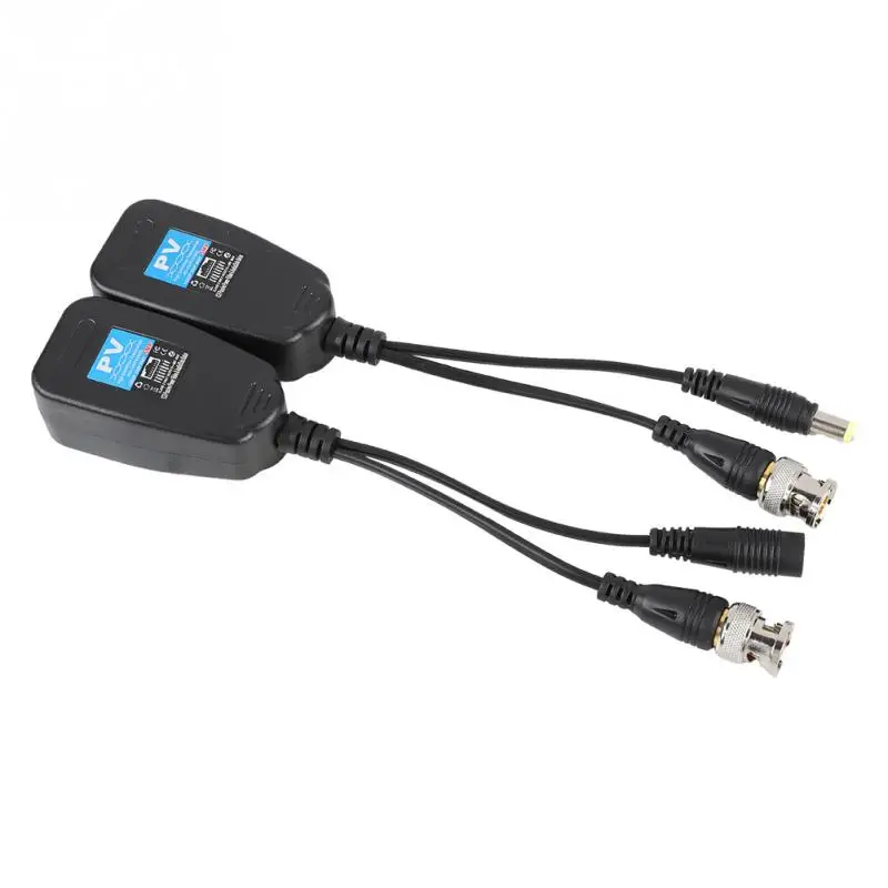 HD DC пассивный Коаксиальный Cat5 BNC разъем витой аксессуары Приемопередатчик BNC UTP CCTV видео балун для HD AHD TVI CVI CVBS камеры