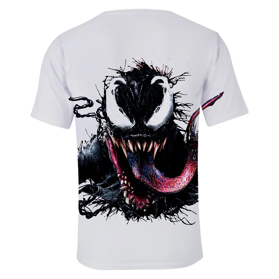 WBDDT Venom футболки 3d для мужчин Том Харди герой Marvel Топ Harajuku Carnage тройник уличная Прямая негабаритных мужчин s GraphicTees