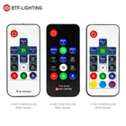 Мини-контроллер пикселей RGB, 14 клавиш17 клавиш, светодиодный пульт дистанционного управления WS2811WS2812B, радиочастотный беспроводной контроллер, 3-контактный цифровой ленточный светильник