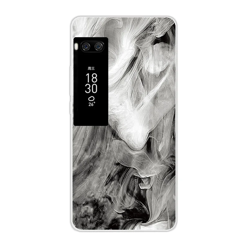 Роскошный чехол из ТПУ для Meizu Pro 7 Plus, угрюмый чехол на заднюю панель 5,7 дюйма для Meizu Pro 7 Plus, прозрачный чехол, оболочка корпуса телефона, чехол