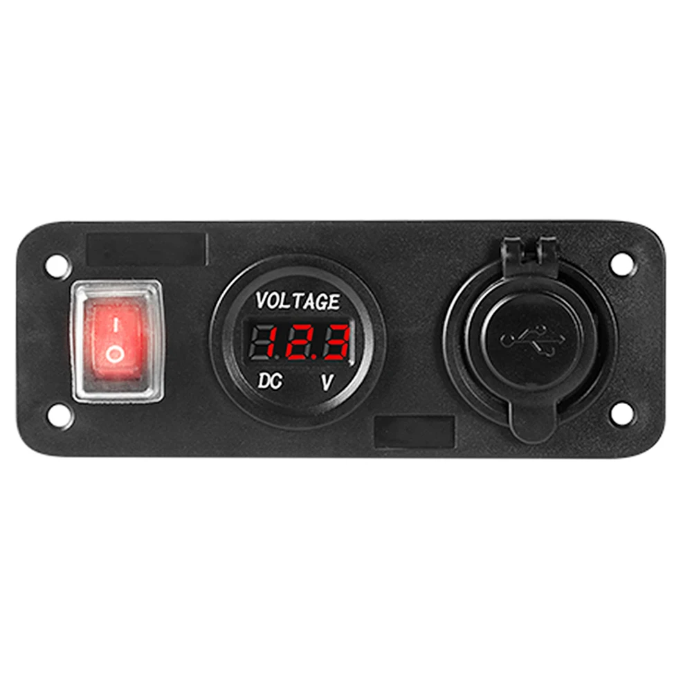 12 24 в USB зарядное устройство для мотоцикла Авто Грузовик ATV Лодка LED автомобиль 3.1A