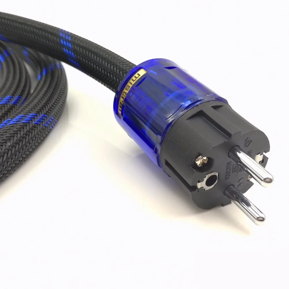 Hi End Fi аудио кабель питания с вилкой европейского стандарта|audio power cord|audio cordaudio cable