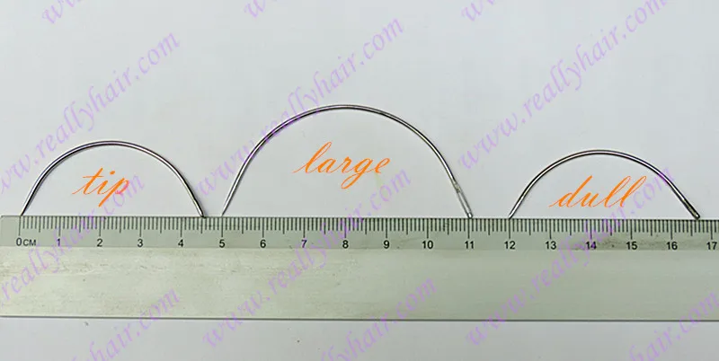 

Free shipping Large C type Needle of Weaving / Human Hair Weft Extension Weaving Tools 50pcs/pack