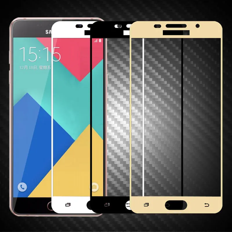 Закаленное стекло с полным покрытием для Samsung Galaxy A5 2016 A5100 защитная пленка экрана