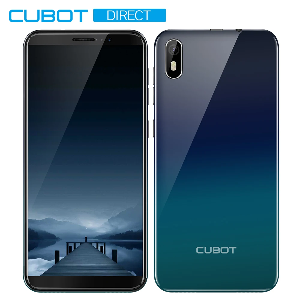 Cubot J5 смартфон 5," 18:9 полный Экран MT6580 Quad-Core Android 9,0 телефон 2 Гб Оперативная память 16 Гб Встроенная память Dual SIM карта