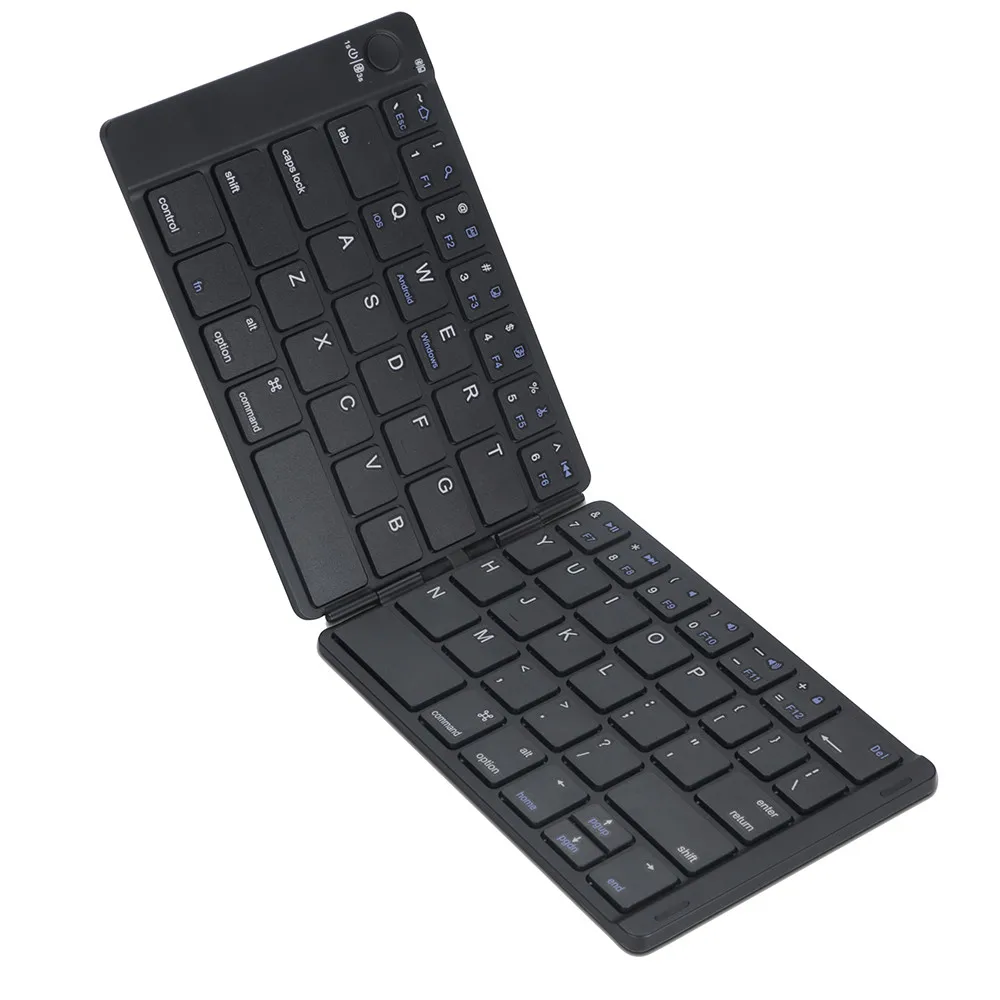 OMESHIN Складная Bluetooth клавиатура ультра тонкая Складная мини Bluetooth клавиатура для Android Windows Mac 118A
