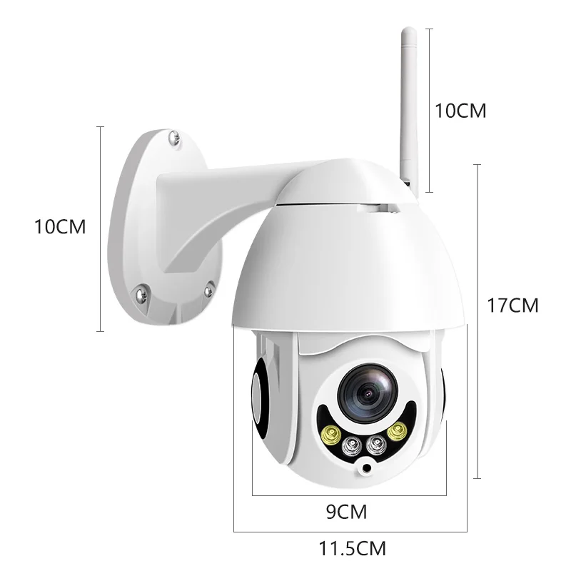 2MP Full HD камера видеонаблюдения 5X zoom двухстороннее аудио с динамиком ip телефон