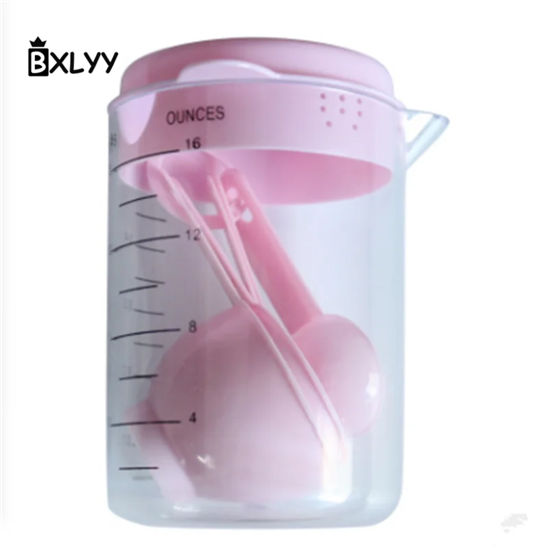 Мерная чашка BXLYY500ml + 6 мерных ложек мерная ложка набор из 7 предметов со шкалой