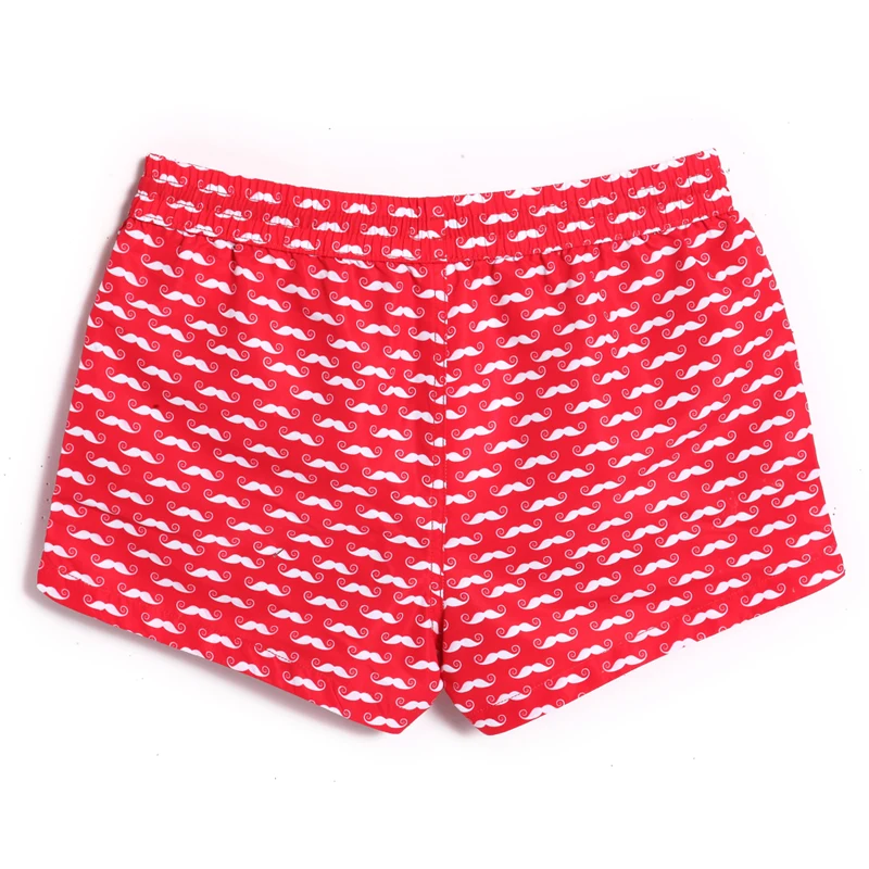 

QIKERBONG Lady Casual Shorts Women Beachwear Shorts Women Pineapple fruit print Shorts Quick Drying Fabric