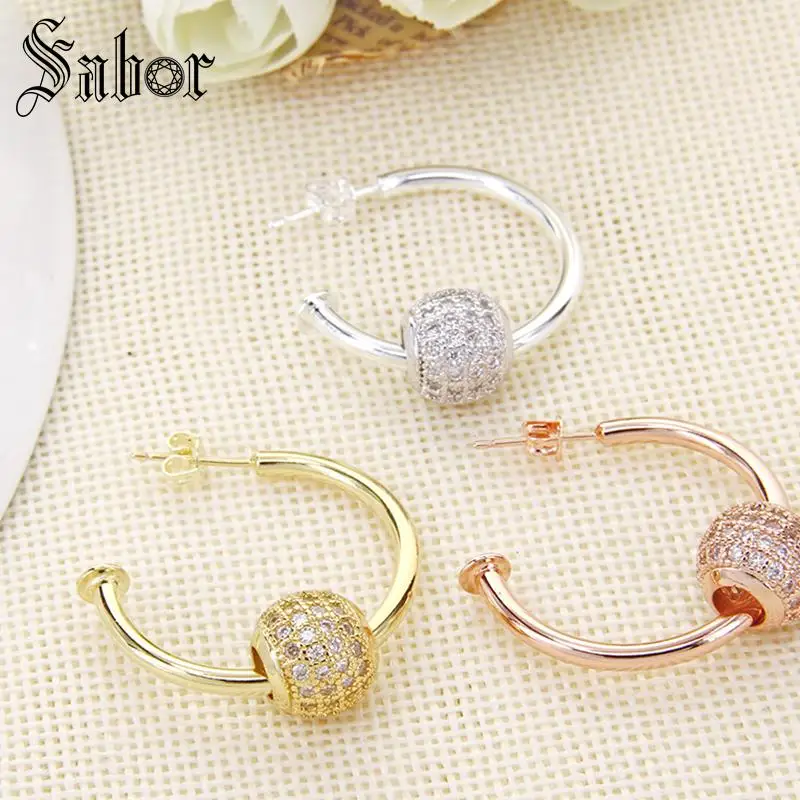 Уникальные простые креольские серьги подходят для самостоятельного