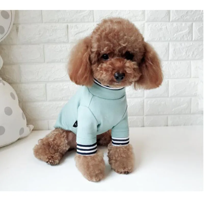 Классическая одежда для собак кошек Толстовка небольших собачек Мопсов с