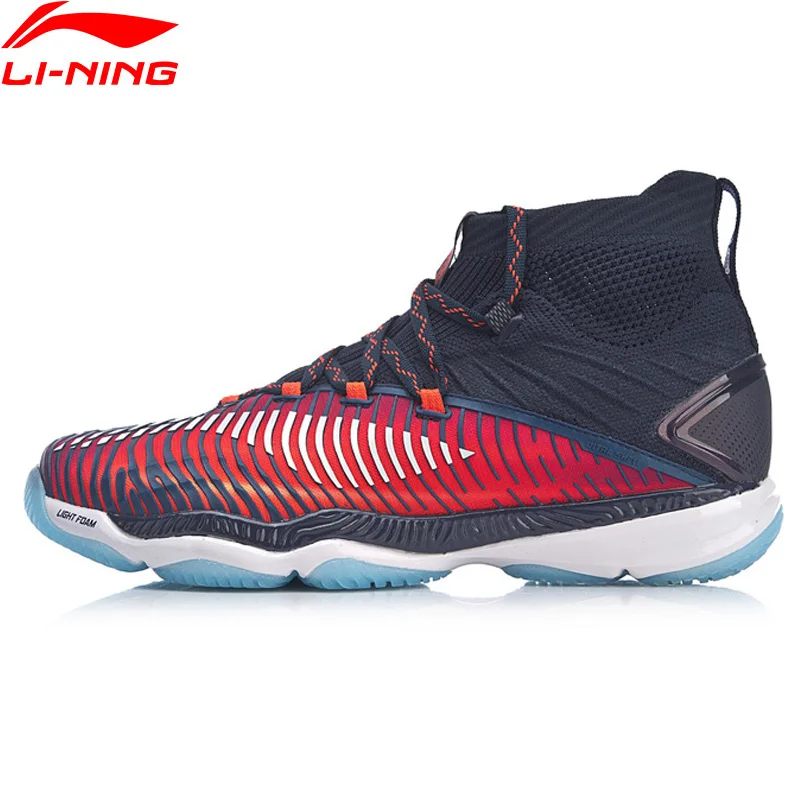 Li-Ning/Мужская обувь RANGER 3,0, профессиональная обувь для бадминтона, ультра-внешний светильник, подкладка из пены, облачная легкая спортивная обувь, кроссовки AYAP001 XYY107