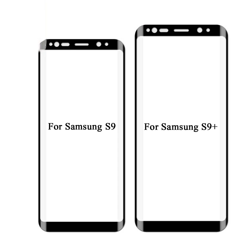 Изогнутое закаленное стекло с полным покрытием для Samsung Galaxy S9 защита экрана