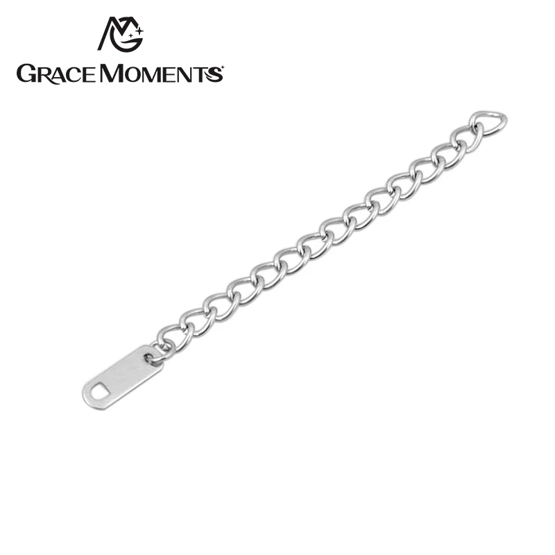 Цепочка удлинитель из нержавеющей стали 20 шт./лот 7 см|Ювелирная фурнитура и