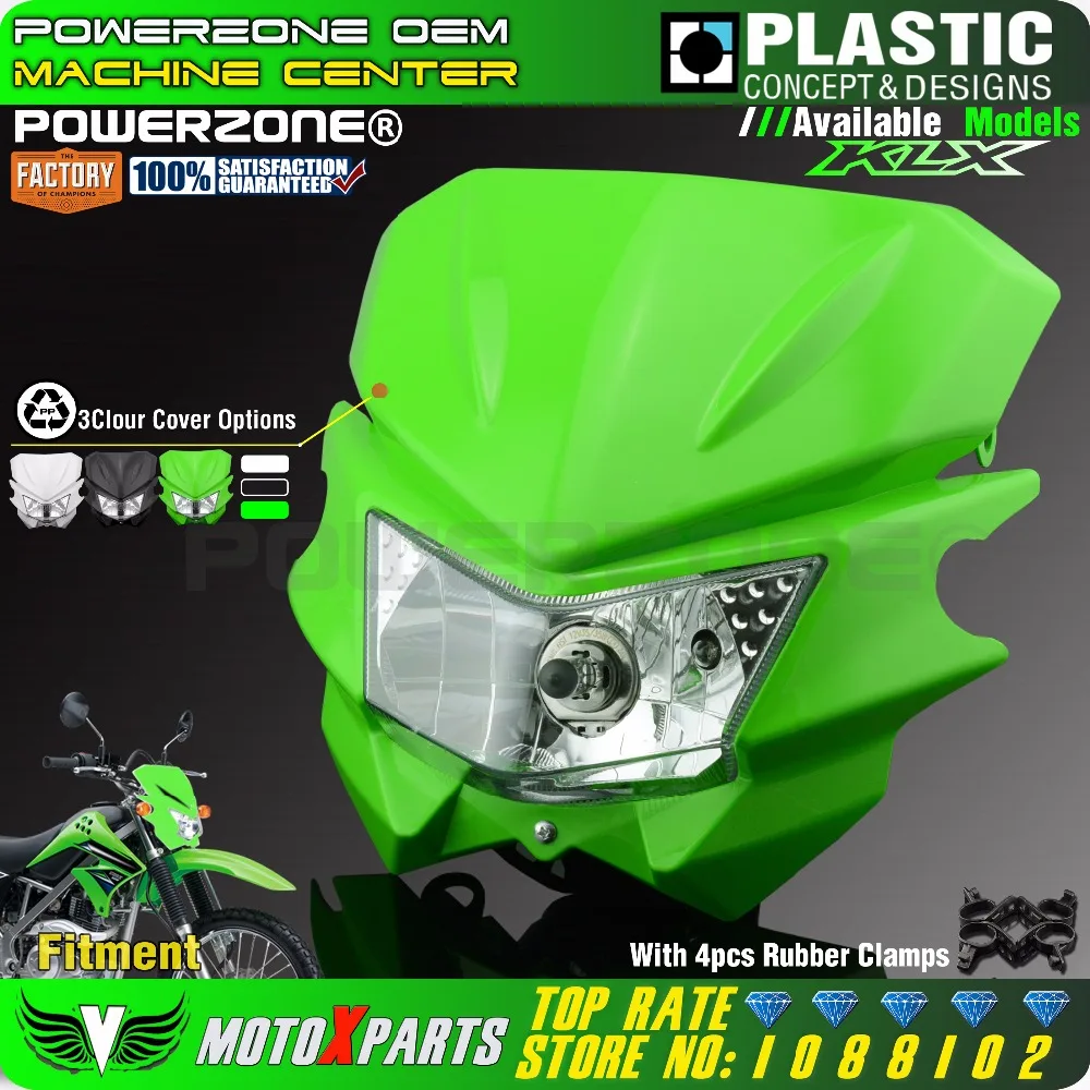 Фара мотоциклетная универсальная для kawasaki KLX110 125 150 250 XT 660R 660X WR 250F 250R 450F 250X |