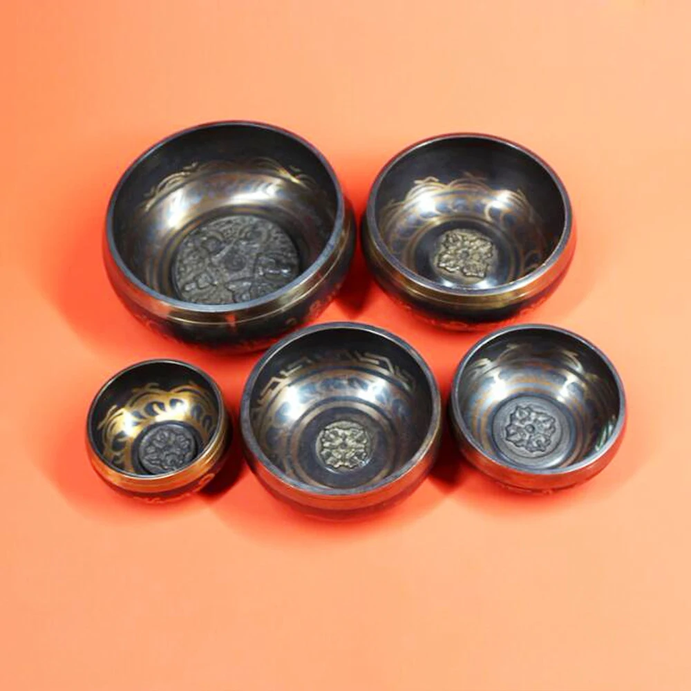 Медная чаша для буддистского пения набор чаши йоги медитации звуковой терапии