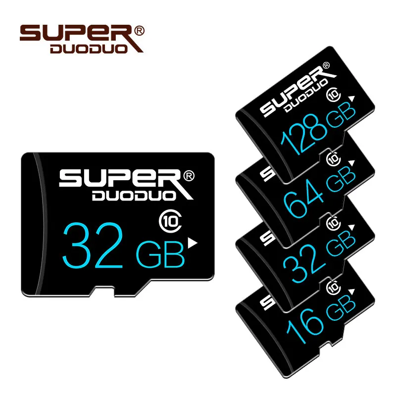 100% оригинальная Micro sd карта 128 Гб 64 ГБ 32 флэш памяти 16 8 4 mini sd/tf класс 10 usb память