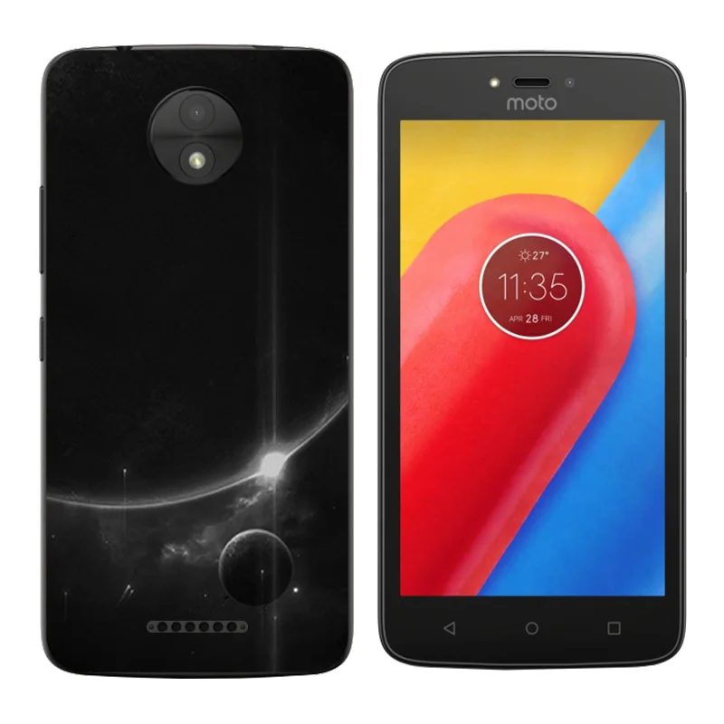 Силиконовый чехол для Motorola Moto C 2017 с принтом волны мягкий ТПУ телефона XT1750 XT1754 5 0 |