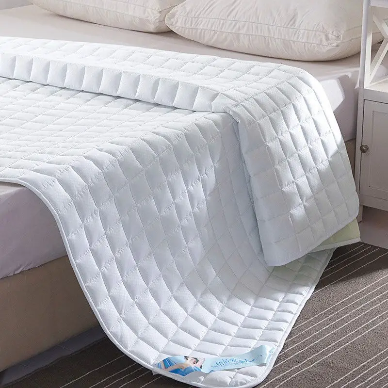 02 One piece quilted mattress with padded waterproof mattress cover anti-mite protection pad cover - Цвет: 02