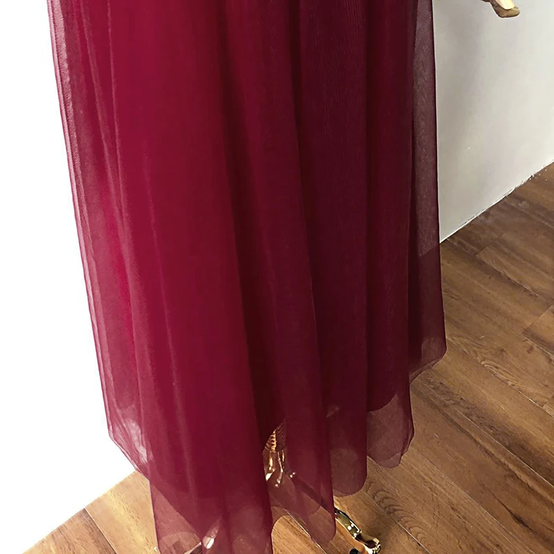 Красное красное платье миди сексуальное подружек невесты платья для женщин