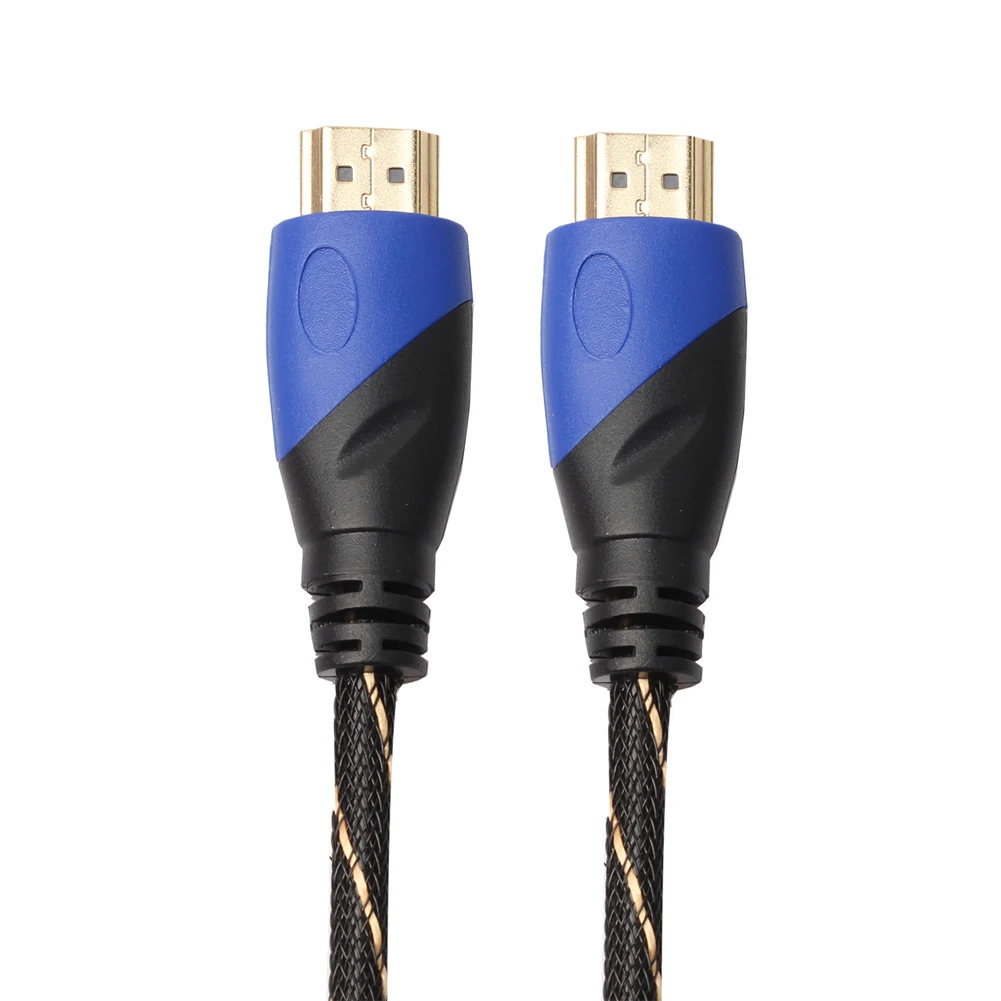 ALLOYSEED 10 м/15 м Новый Плетеный hdmi кабель Позолоченный соединитель V1.4 AV 1080 P HD 3D кабели