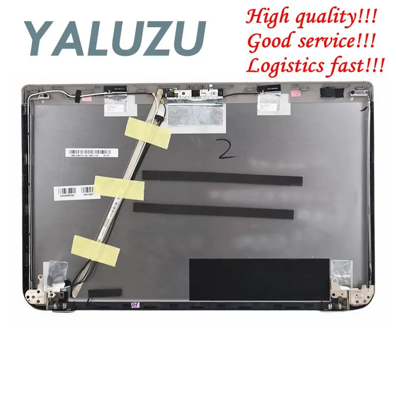 

YALUZU new for Toshiba Satellite P55t P55t-A LCD Back COVER with Hinges H000056090 Touch P55t-A5202 P55T-A5118 P55T-A5116 case