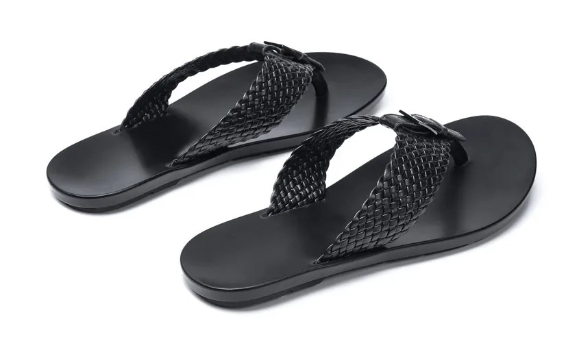 Летние удобные пляжные тапочки для мужчин Повседневные Дышащие шлепанцы на