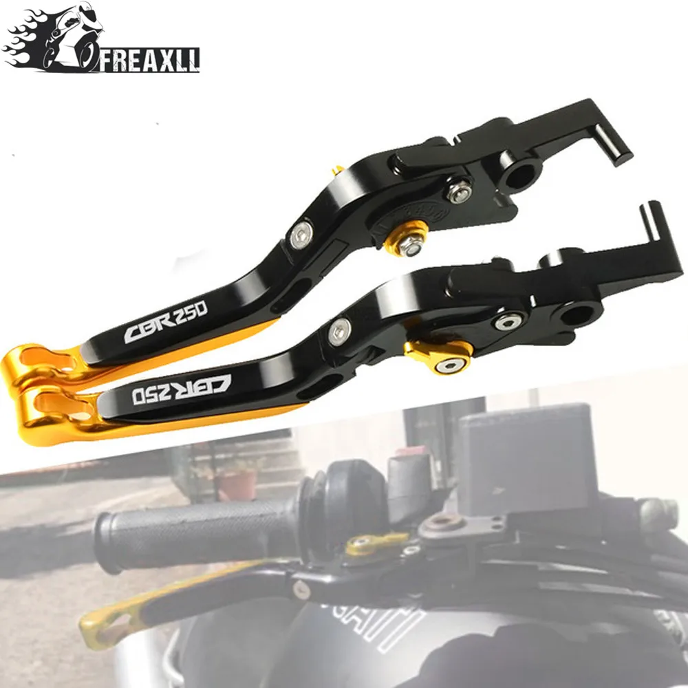 CNC мотоцикл сцепные рычаги ручка Регулируемая Складная Выдвижная для Honda CBR250 CBR 1988