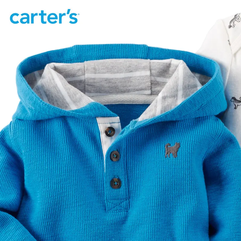 Carter's/3 шт. для маленьких детей хлопковый кардиган комплект 127G054 продается из