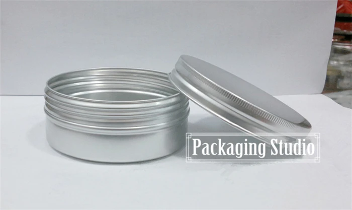 150 г пустые алюминиевые банки для косметического крема упаковка хранения пищевых