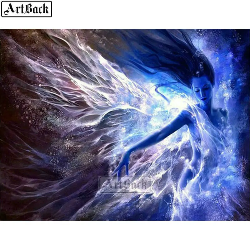 Алмазная 5d картина сделай сам волшебная полноразмерная кристаллическая