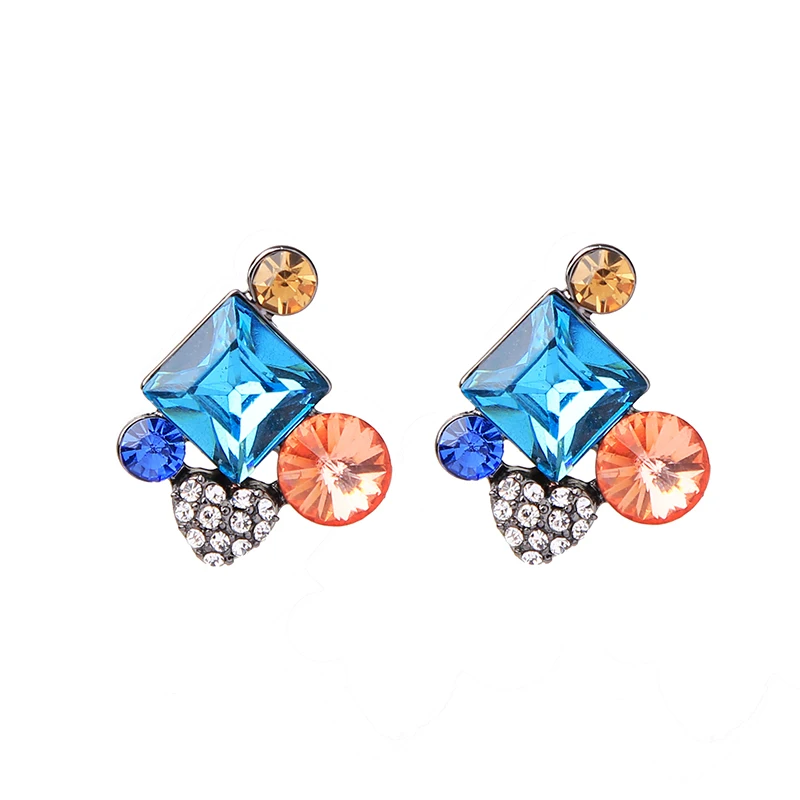 Женские серьги в винтажном стиле с геометрическим рисунком|vintage earrings|vintage style