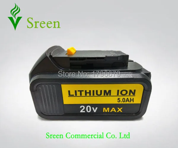 5000 мАч Мощность инструмент Перезаряжаемые литий ионный Батарея Замена для DEWALT 18