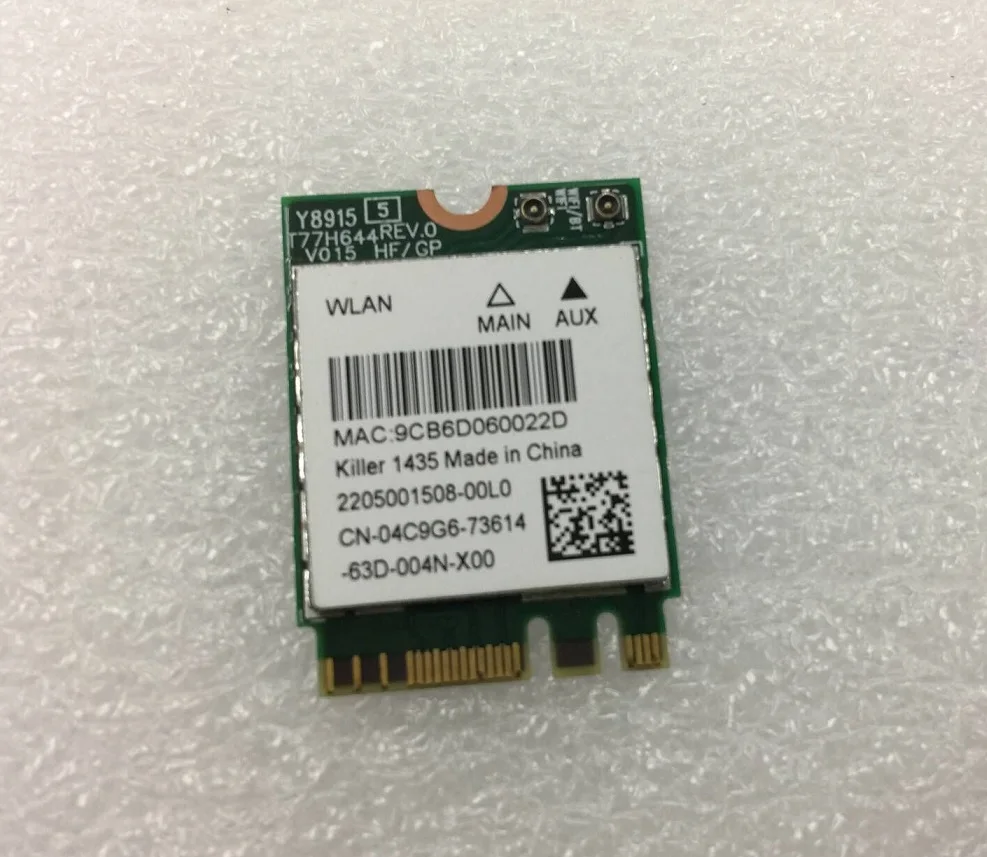 Беспроводная Wi Fi карта SSEA для Killer 1435 Dand Band 867Mbps NGFF Atheros QCNFA344A 802.11ac Bluetooth 4 1|Сетевые