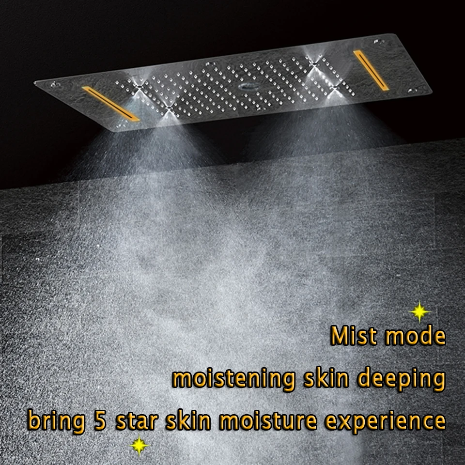 Набор для душа ванной комнаты аксессуары кран панель Термостатический Смеситель