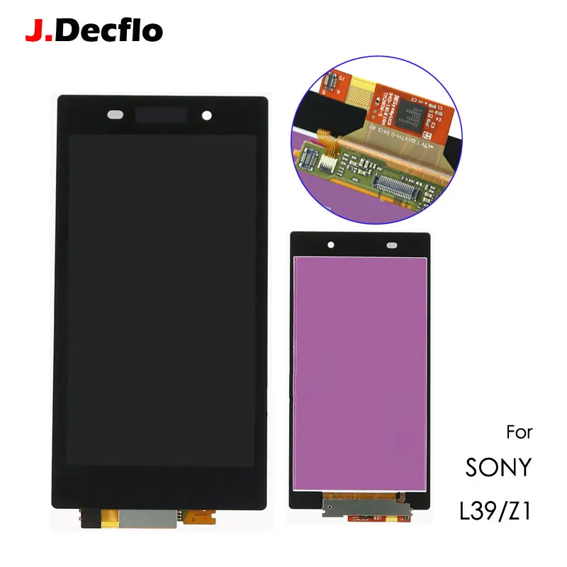 Для sony Xperia Z1 L39 L39H C6902 C6903 ЖК дисплей сенсорный экран без рамки дигитайзер сборка
