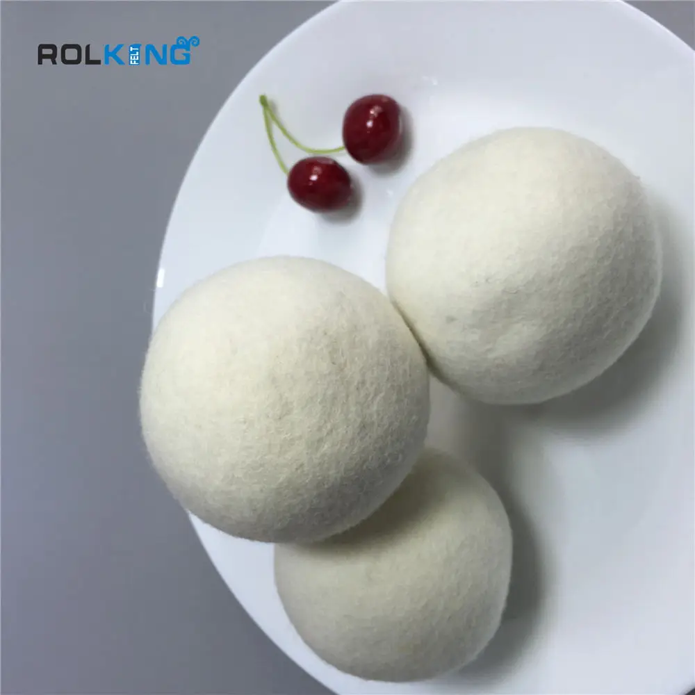 Сушилки шары Прачечная Шары 100% органические новозеландская шерсть многоразовые