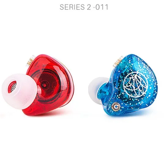 011 Red and Blue The Fragant Zither/серия 2 HIFI монитор наушники TFZ S2 индивидуальные динамические DJ наушники 3,5 мм разъем для iPhone ipod Android - Цвет: 011 Red and Blue
